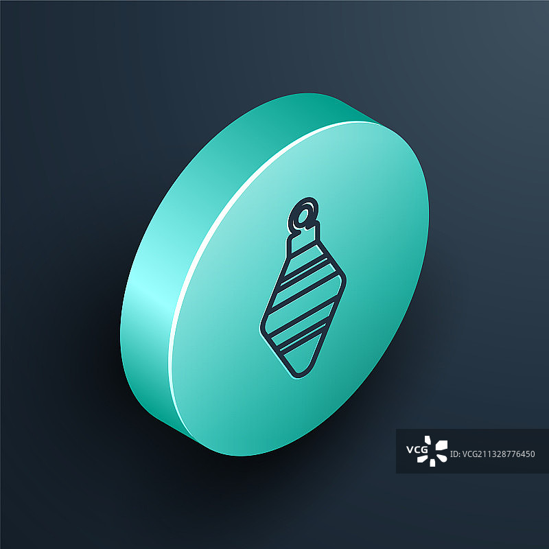 2.5D线条圣诞球图标图片素材