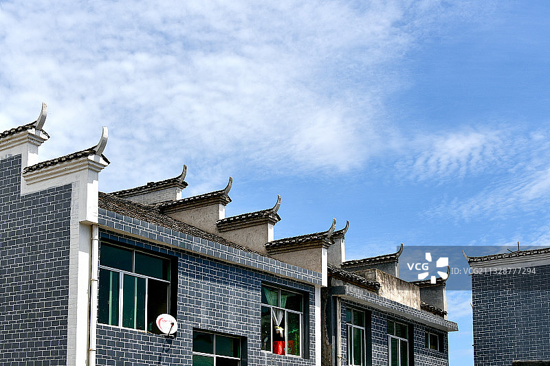 贵州省黔东南苗族侗族自治州黄平县旧州古城风光图片素材