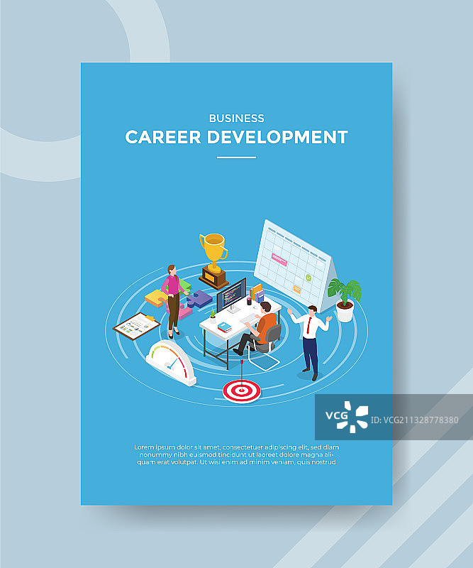 职业发展概念人物站立图片素材