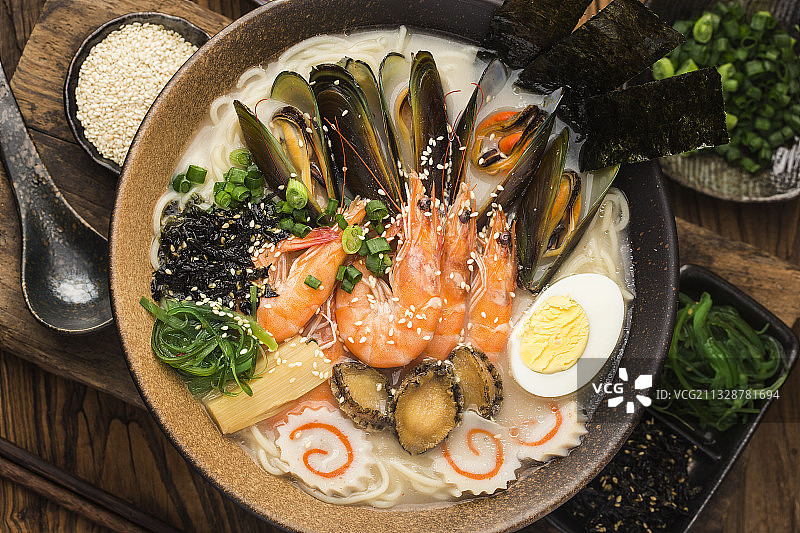 海鲜拉面图片素材