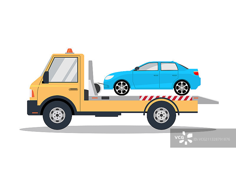 道路救援事故拖车图片素材