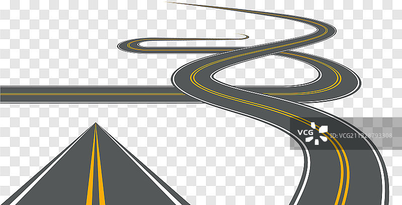 蜿蜒的公路之旅高速公路图片素材