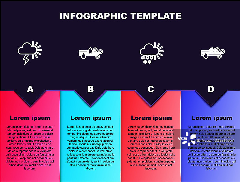暴风雨风雨多云雪景组合图片素材