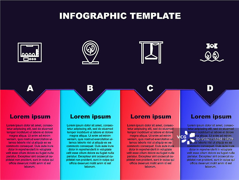 鸡蛋孵化器位置和树木线条图标图片素材