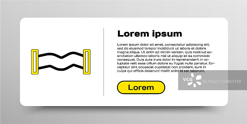 线工业金属管道图标上隔离白色图片素材