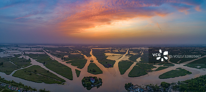 江苏盐城九龙口国家湿地公园图片素材