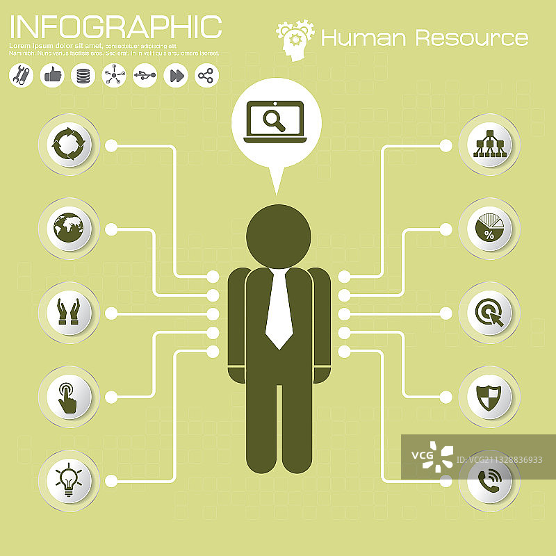 企业管理战略或人力资源图片素材