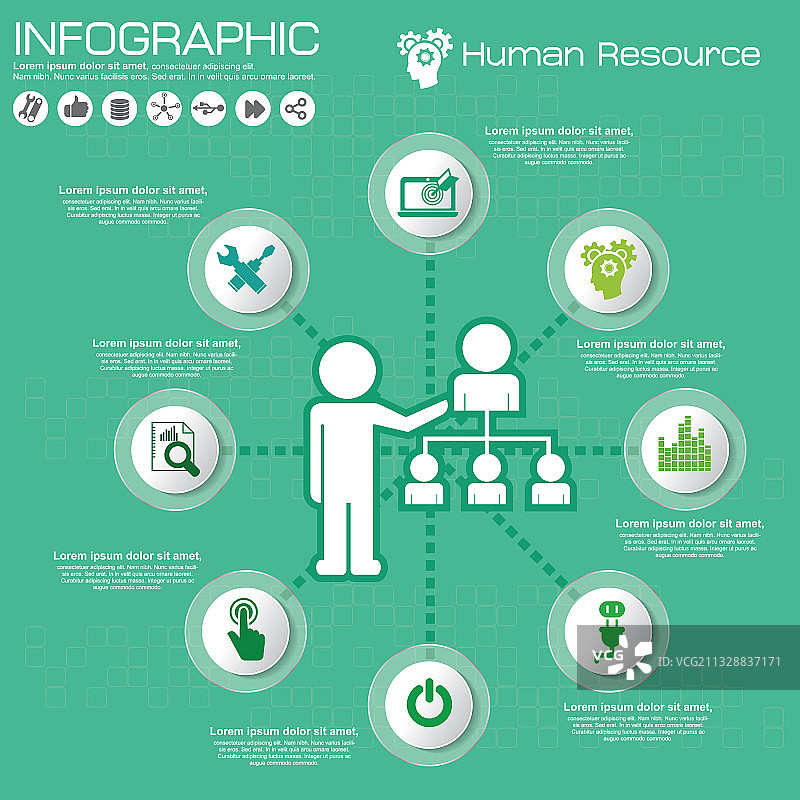 企业管理战略或人力资源图片素材