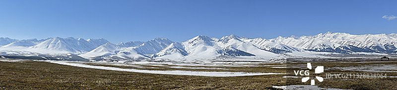 那拉提草原_全景图图片素材