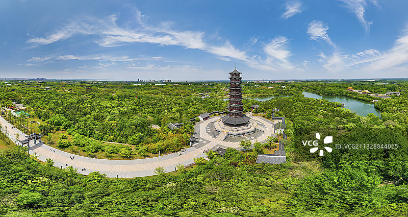 江苏三台山森林公园天和塔图片素材