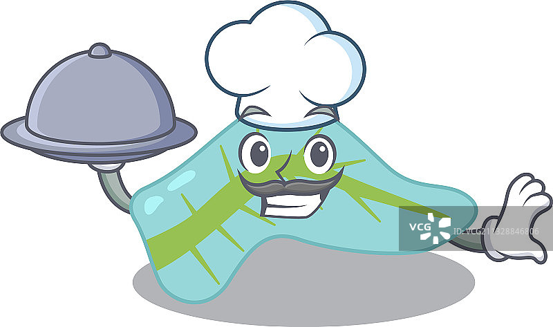 厨师胰腺供应食物吉祥物设计图片素材
