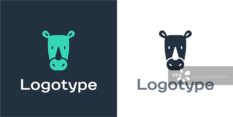 犀牛标志图片素材