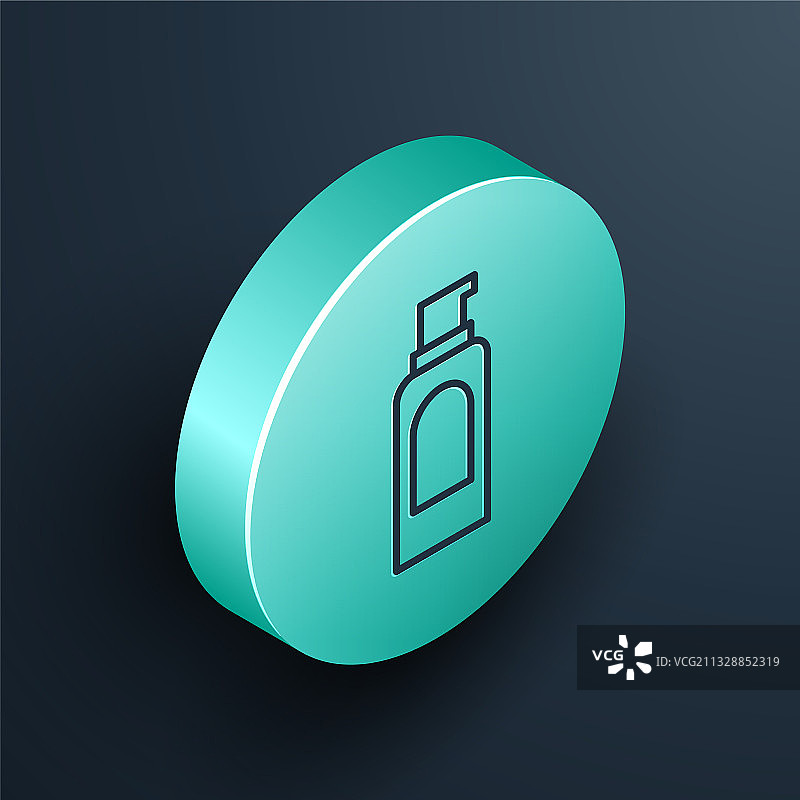 2.5D线条发胶除臭剂喷雾罐图片素材