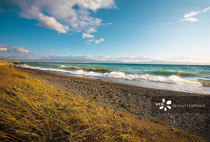 海边停车场图片素材