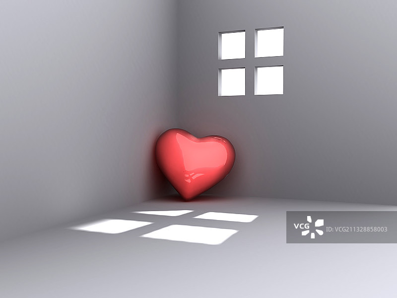 孤独的心图片素材