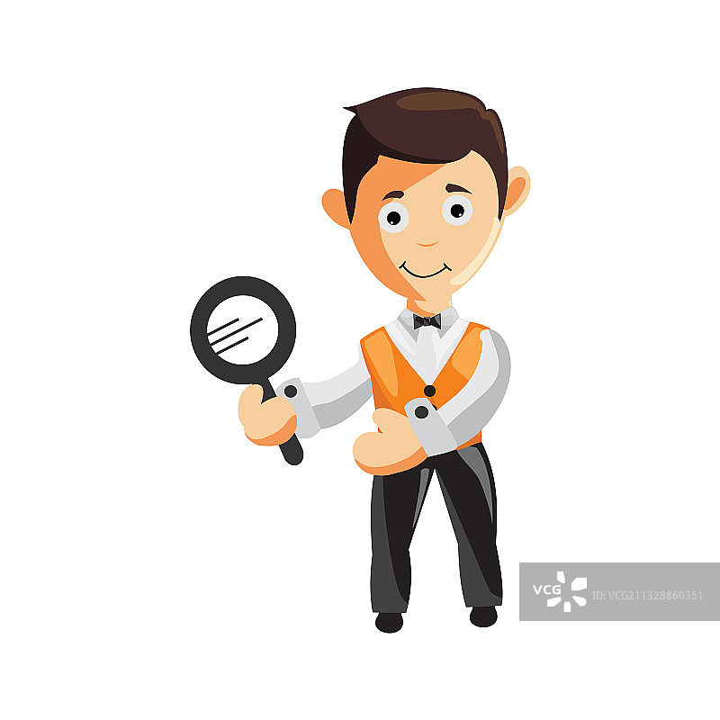 厨师服务员工作服角色图片素材