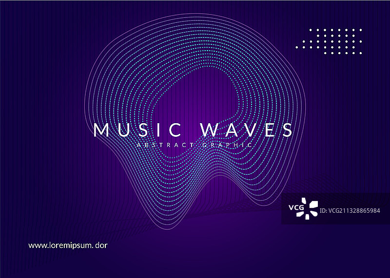 抽象音乐宣传单电音DJ派对图片素材