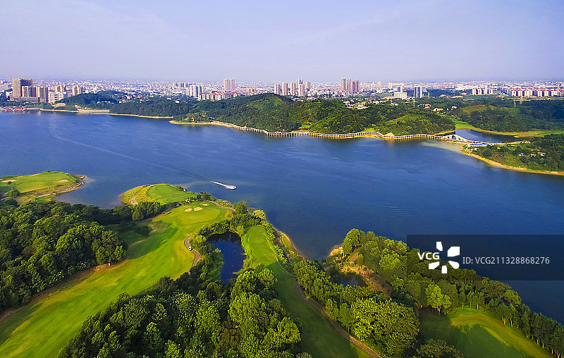 湖南 益阳 梓山湖图片素材