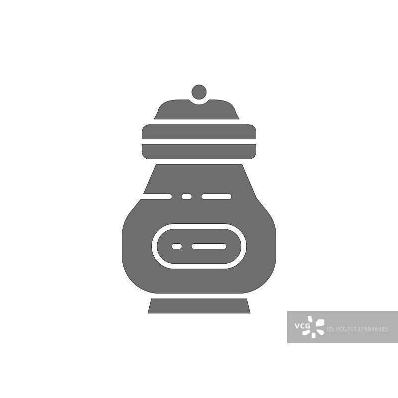 装有骨灰的火葬容器：葬礼骨灰瓮图片素材