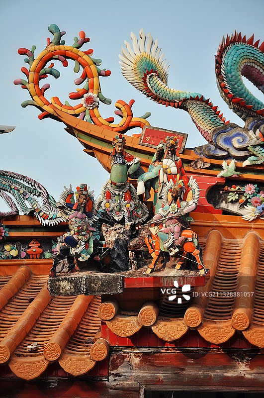 汕头达濠巡司埠双忠古庙图片素材