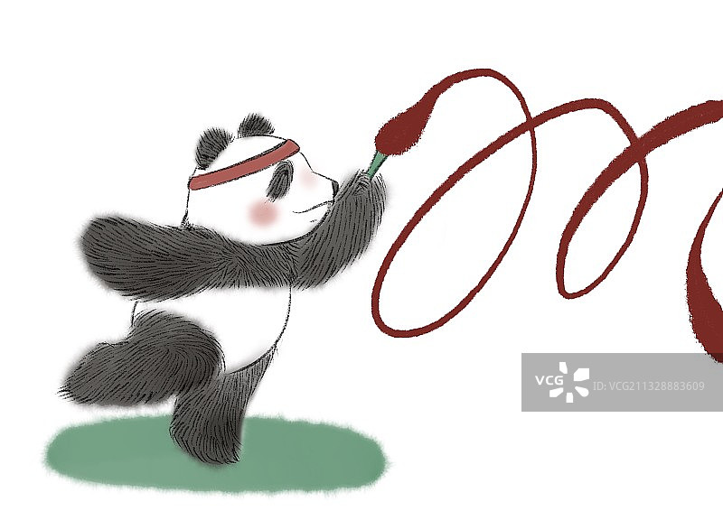 熊猫体操图片素材