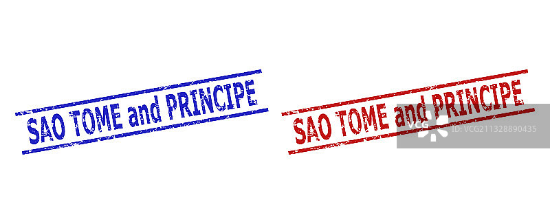 带腐蚀效果的圣多美和普林西比水印图片素材