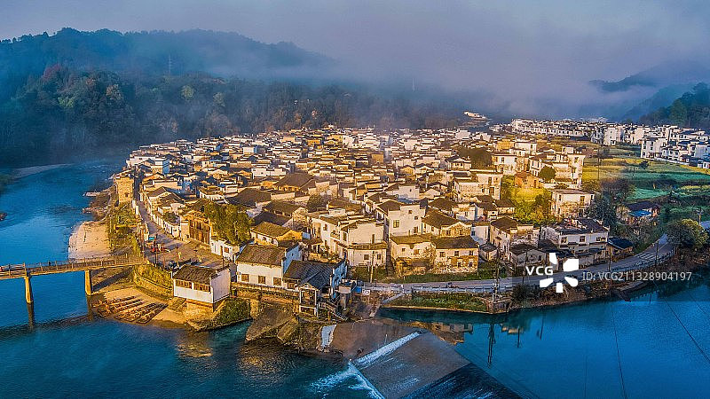 汪口古村图片素材