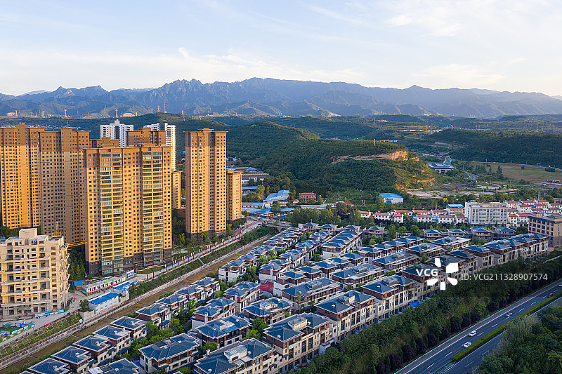 秦岭，建筑，房地产，城市风光图片素材