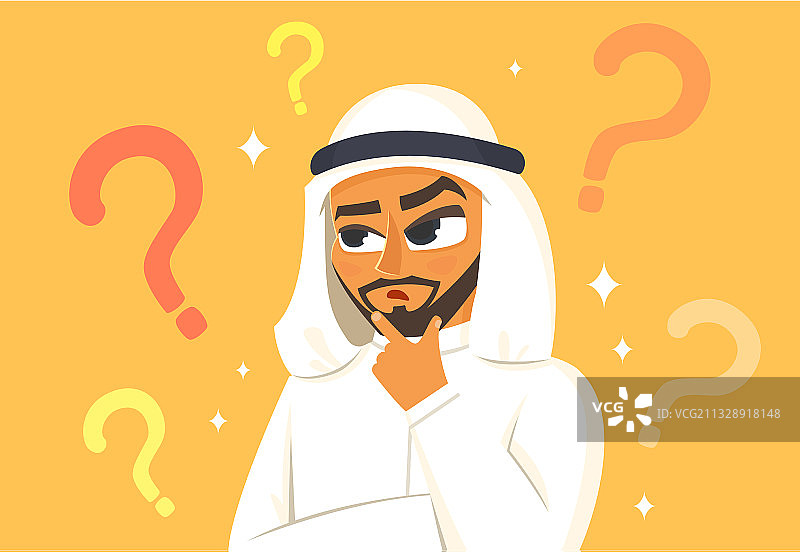搜索决策有魅力的阿拉伯男人图片素材