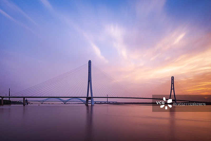 南京大胜关大桥（三桥），江苏南京图片素材