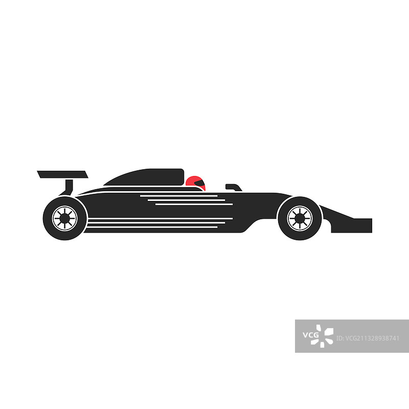 赛车标志剪影，一级方程式图片素材