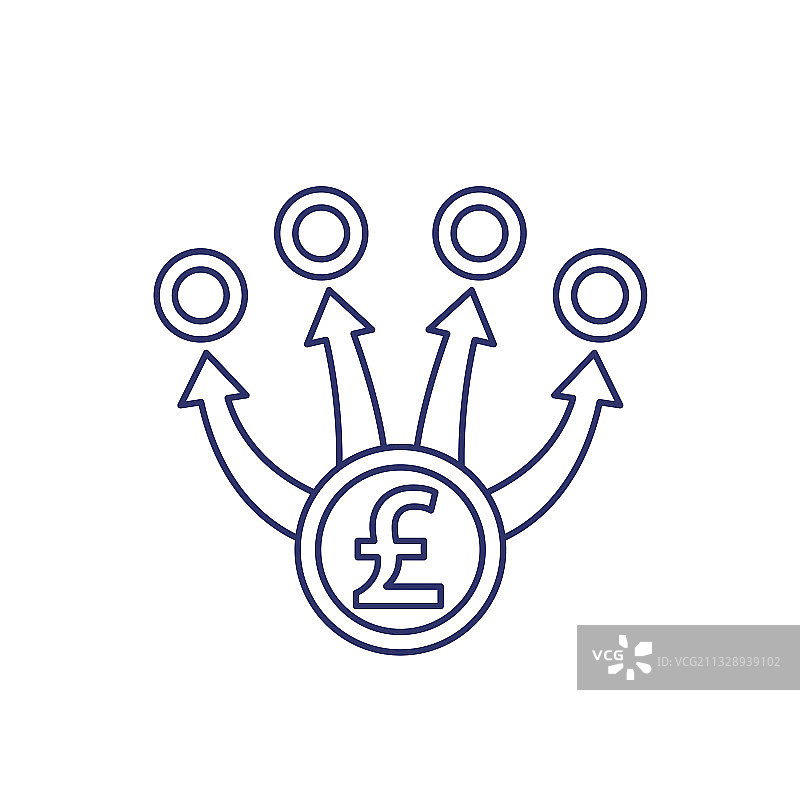 多元化投资组合图标图片素材