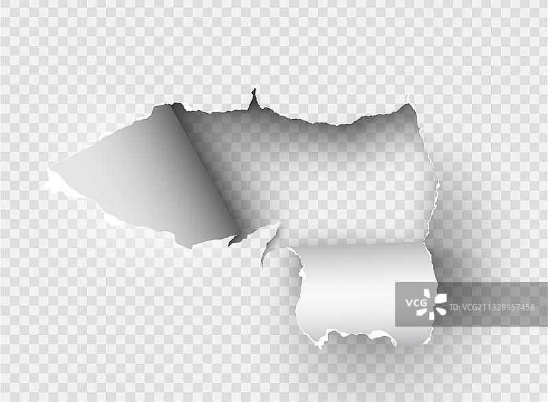 背景上撕裂纸张的破洞图片素材