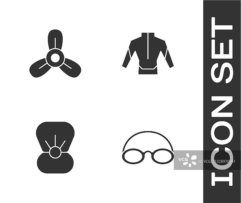 眼镜、帽子、船用螺旋桨和涡轮机图片素材