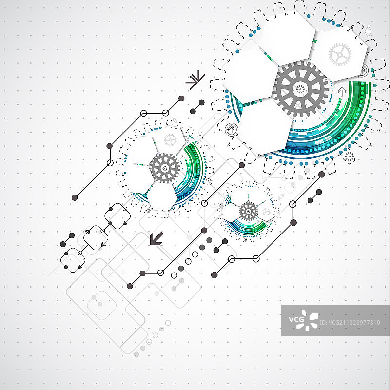 具有科技感的抽象商务背景图片素材