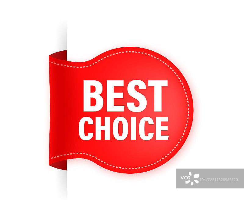 红色banner最佳选择品质保证标签图片素材