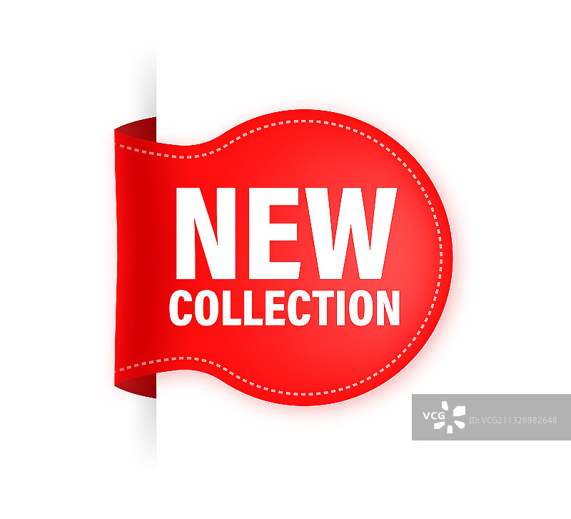 具有红色“新”字样的现代3D商务模板图片素材