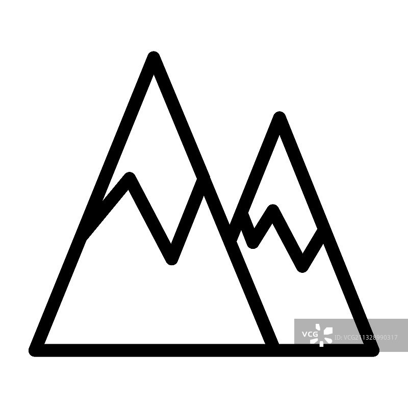 雪山图标模板剪贴画图片素材