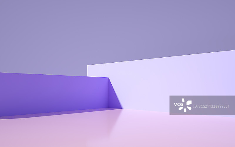 紫色三维简洁平台空间图片素材