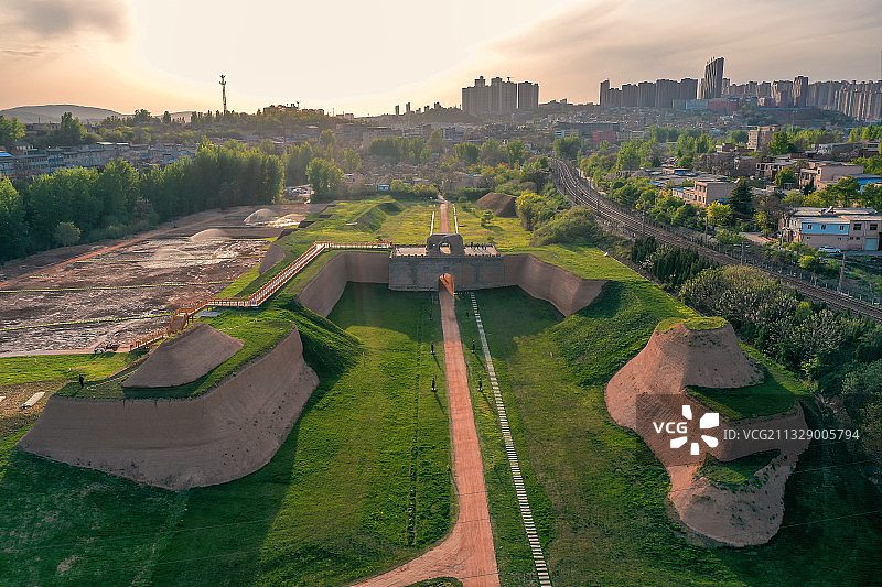 河南洛阳新安函谷关风光图片素材