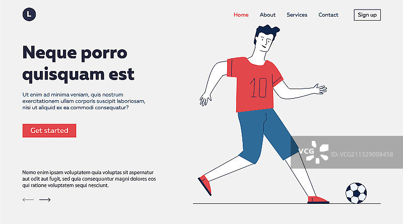 足球运动员踢球图片素材