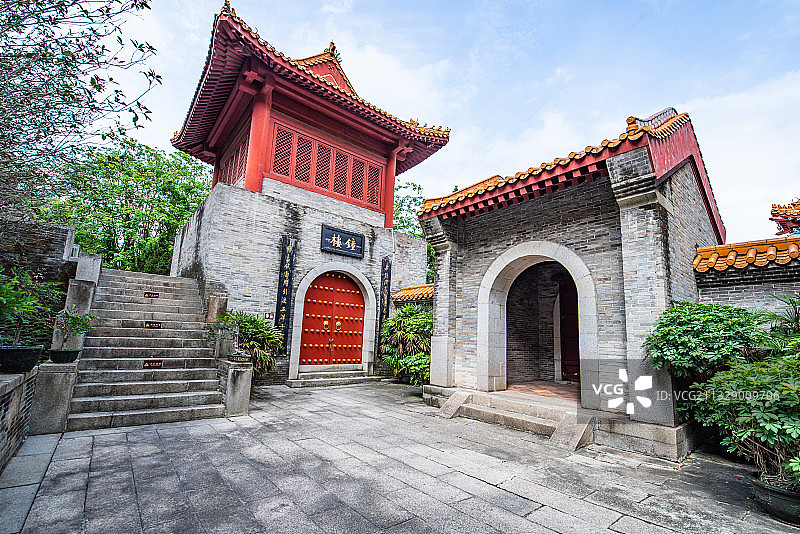 广州南沙天后宫钟楼图片素材