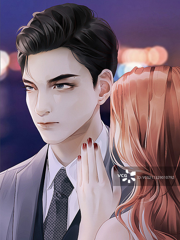 霸道总裁和秘书图片素材