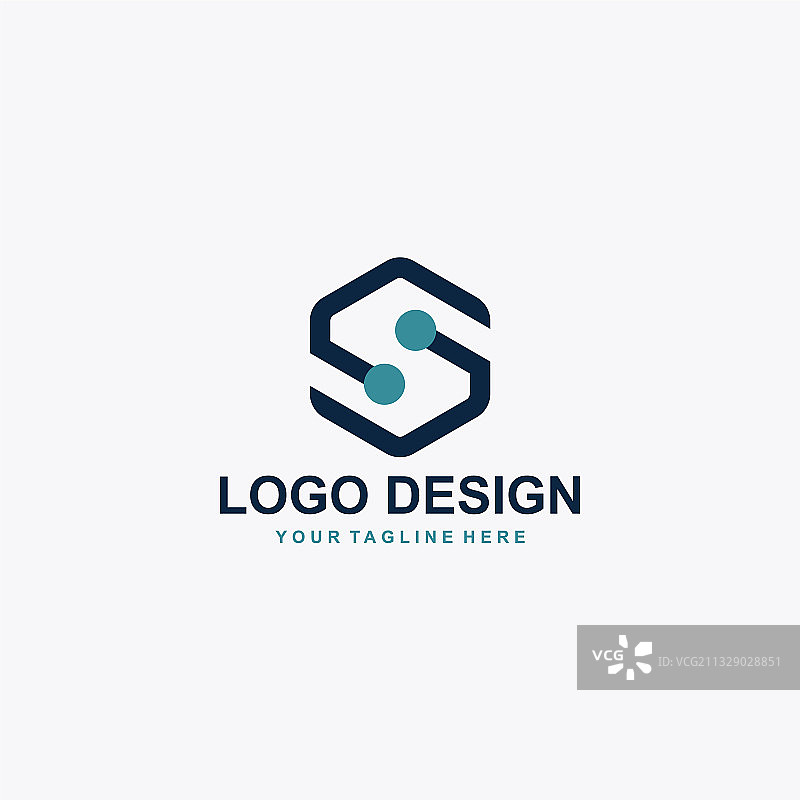 字母S抽象Logo设计图片素材