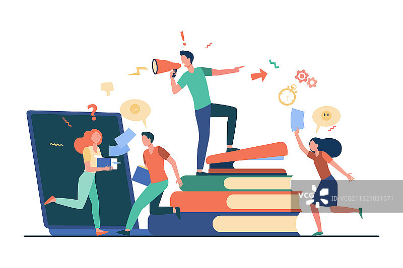 混乱的办公室图片素材