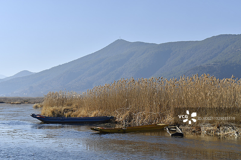 泸沽湖草海图片素材