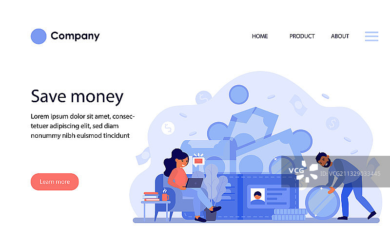 幸福情侣一起理财图片素材