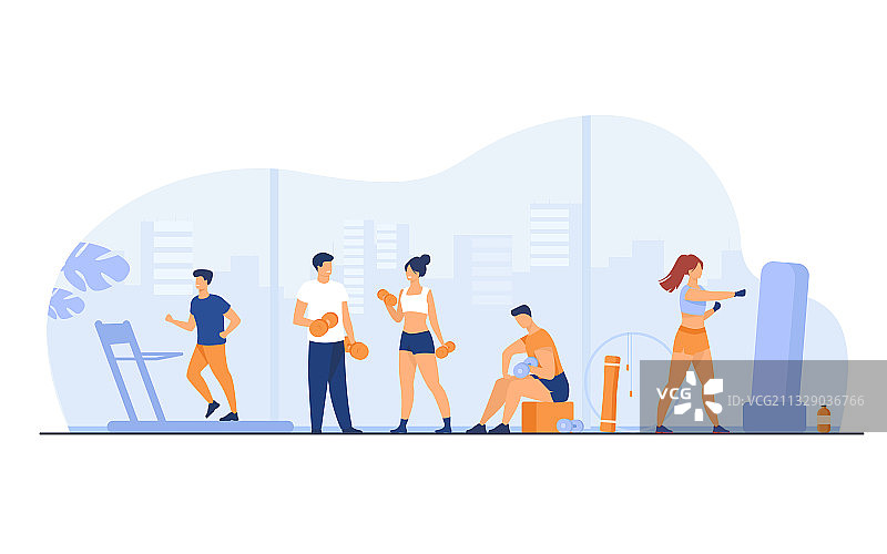 在健身房做健身运动的运动员图片素材