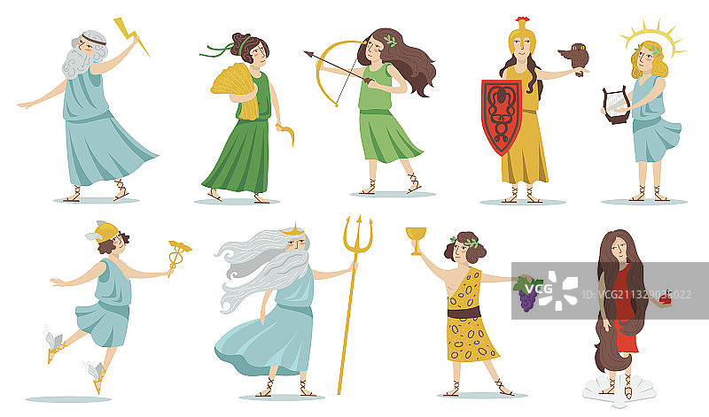 奥林匹斯山神图片素材