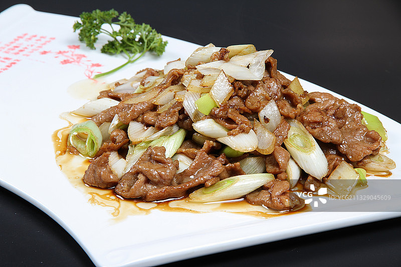 葱爆羊肉图片素材
